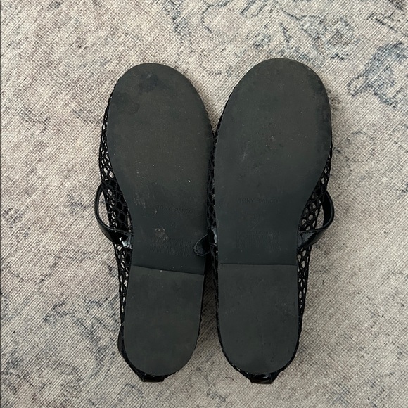 Tony Bianco Mia Black Mesh Flats - Picture 2 of 4